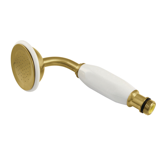 Kingston Heirloom K106A7 - Victorian Single Function Round Hand Shower, Brushed Brass