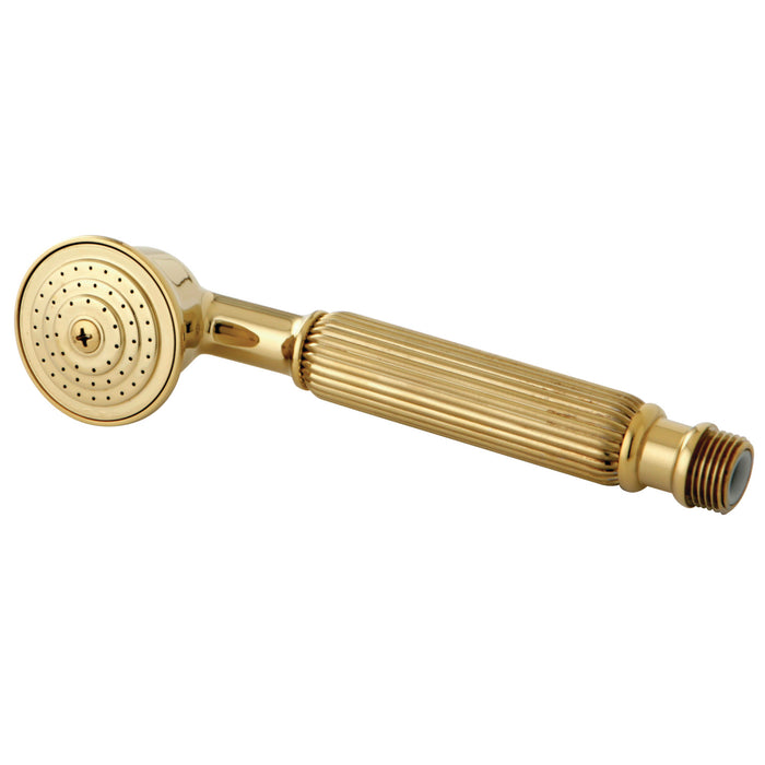 Kingston Heirloom K107A2 - Vintage Single Function Round Hand Shower, Polished Brass