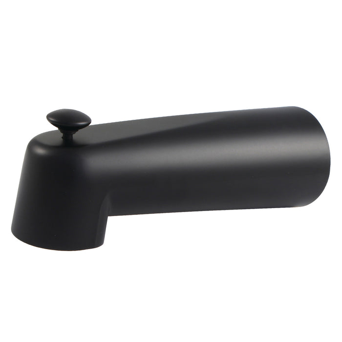 Kingston Shower Scape K1089A0 7-Inch Zinc Tub Faucet Spout with Diverter, Matte Black