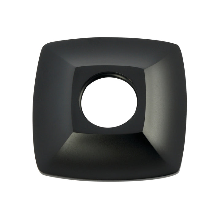 Kingston Tulare K110F0SQ - Gehry Rounded Square Shower Arm Flange, Matte Black