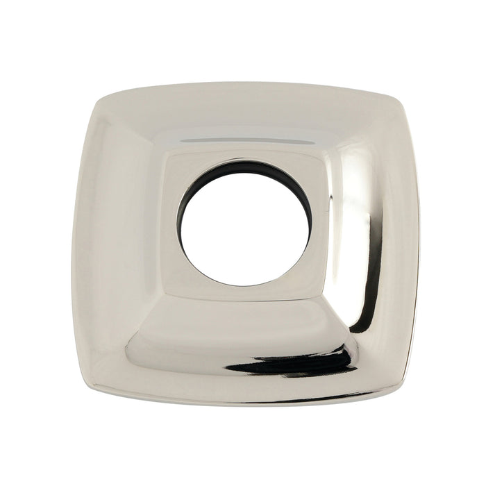Kingston Tulare K110F6SQ - Gehry Rounded Square Shower Arm Flange, Polished Nickel