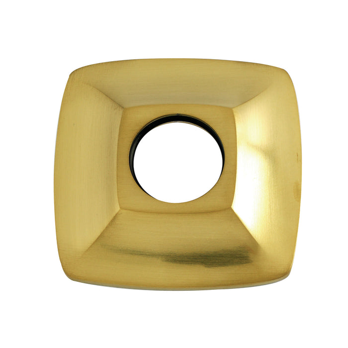 Kingston Tulare K110F7SQ - Gehry Rounded Square Shower Arm Flange, Brushed Brass