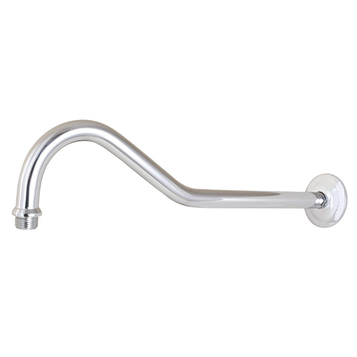 Restoration K117C1 17-Inch Rain Drop Shower Arm with Round Flange, Polished Chrome