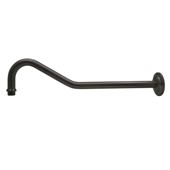 Kingston Restoration K117C5 17-Inch Rain Drop Shower Arm with Round Flange, Oil Rubbed Bronze
