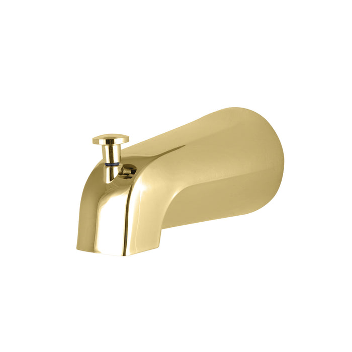 Kingston Shower Scape K1213A2 5-1/4 Inch Zinc Tub Faucet Spout with Diverter, Polished Brass