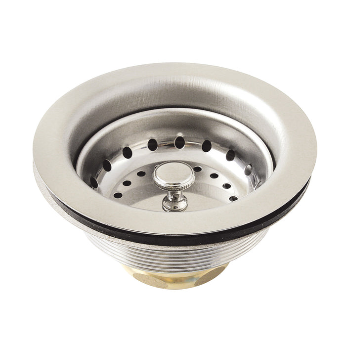 Kingston Fresno K121BPN 3-1/2 Inch Kitchen Sink Basket Strainer Only, Polished Nickel