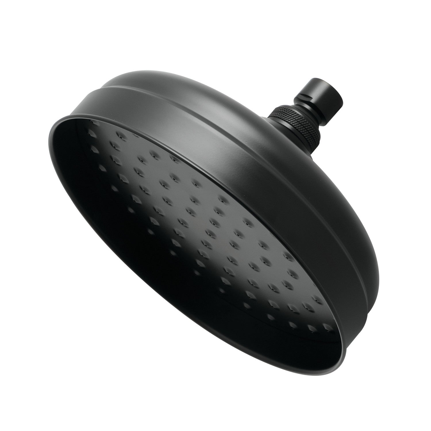 Kingston Messing Duschkopf K124 A1 Viktorianisch – 8 Zoll Durchmesser, Regentropfen-Muster, Chrompoliert, 2,0 GPM Durchfluss