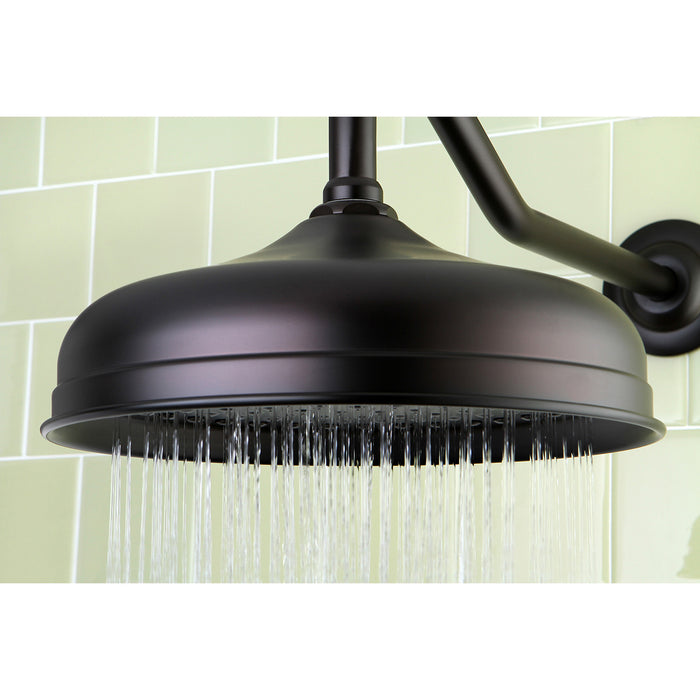 Victorian K125A5 10-Inch Round Raindrop Brass Shower Head, Oil Rubbed Bronze