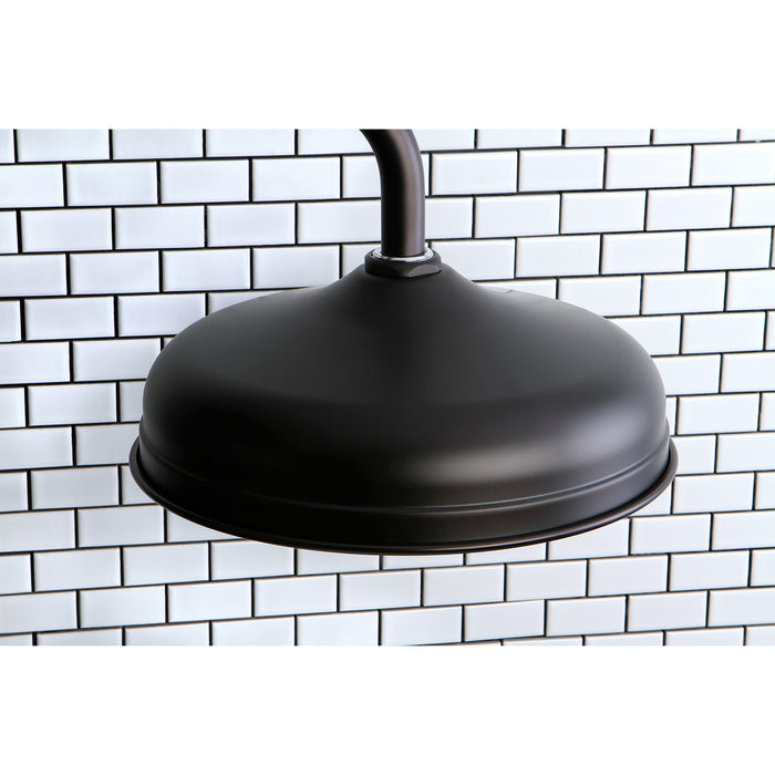 Victorian K125A5 10-Inch Round Raindrop Brass Shower Head, Oil Rubbed Bronze