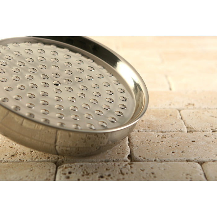 Kingston Heirloom K125A8 - Victorian 10-Inch Round Raindrop Brass Shower Head, Brushed Nickel