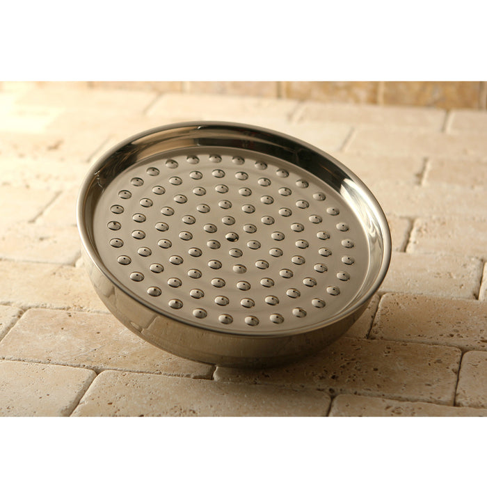 Kingston Heirloom K125A8 - Victorian 10-Inch Round Raindrop Brass Shower Head, Brushed Nickel