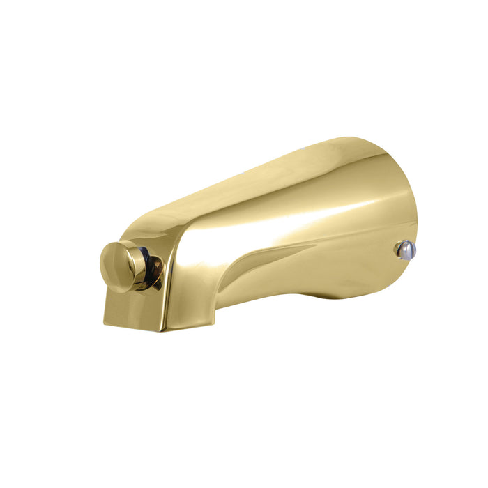 Kingston Shower Scape K1267A2 5-3/16 Inch Zinc Tub Faucet Spout with Diverter, 1/2 Inch CTS, Polished Brass