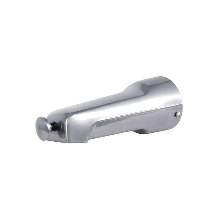 Kingston Shower Scape K1268A8 6-3/8 Inch Zinc Tub Faucet Spout with Diverter, 1/2 Inch CTS, Brushed Nickel