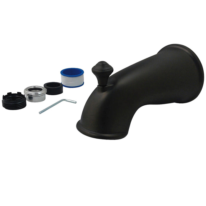 Kingston Heirloom K1275A5 - Made To Match 6-Inch Zinc Universal Tub Faucet Spout with Diverter, Oil Rubbed Bronze