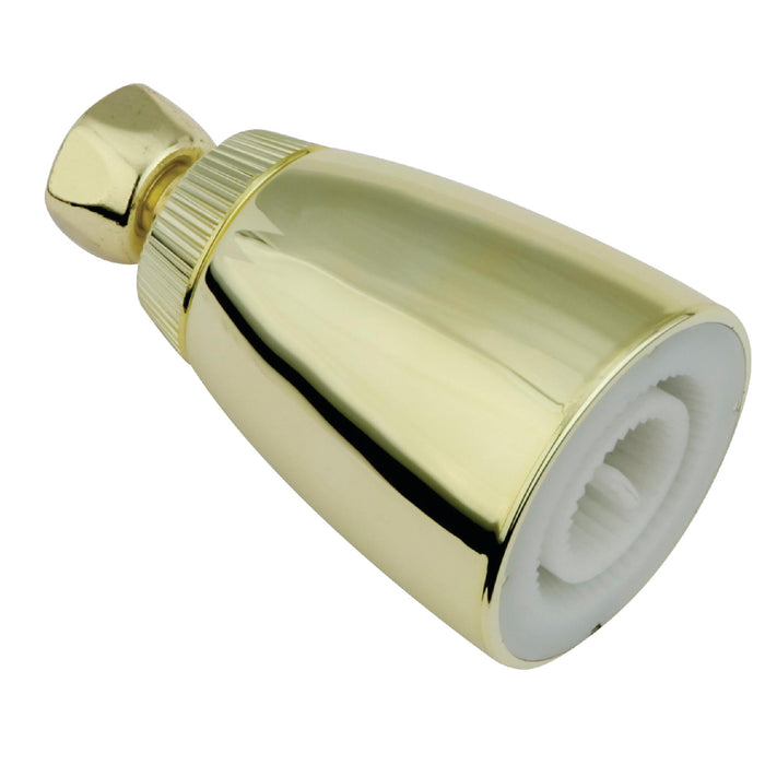 Kingston Tulare K130A2 - Made To Match 2-3/8 Inch Round Single-Function ABS Shower Head, Polished Brass
