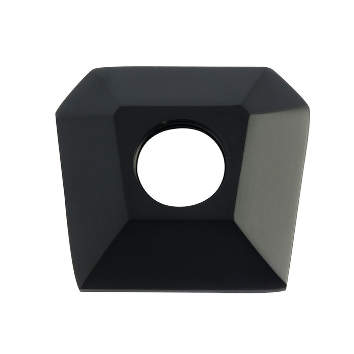 Kingston Sona K130F0SQ - Trapeze Hexagon Shower Arm Flange, Matte Black