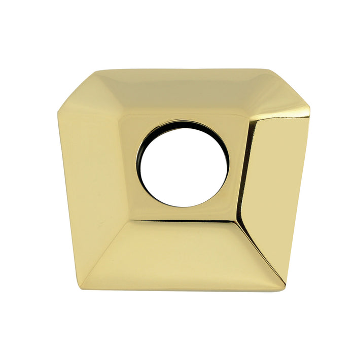 Kingston Sona K130F2SQ - Trapeze Hexagon Shower Arm Flange, Polished Brass
