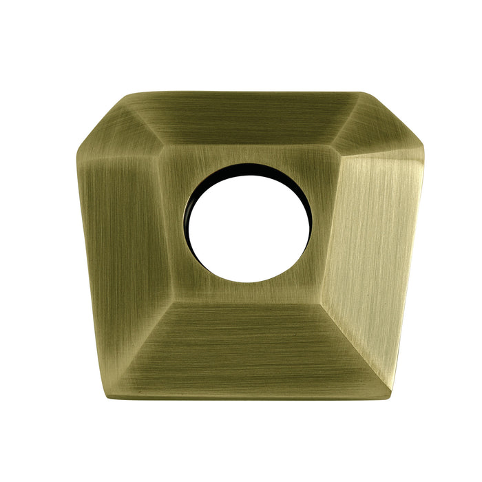Kingston Sona K130F3SQ - Trapeze Hexagon Shower Arm Flange, Antique Brass