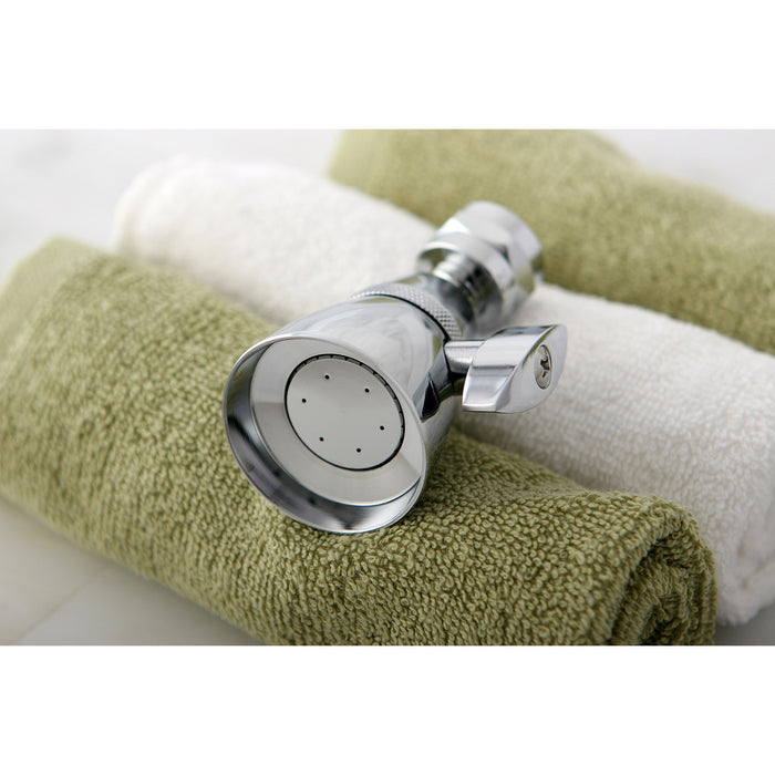 Kingston Tulare K131A1 - Made To Match 1-3/4 Inch Round Adjustable Jet Spray Brass Shower Head, Polished Chrome