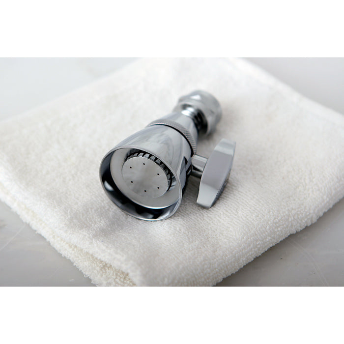 Kingston Tulare K131A1 - Made To Match 1-3/4 Inch Round Adjustable Jet Spray Brass Shower Head, Polished Chrome