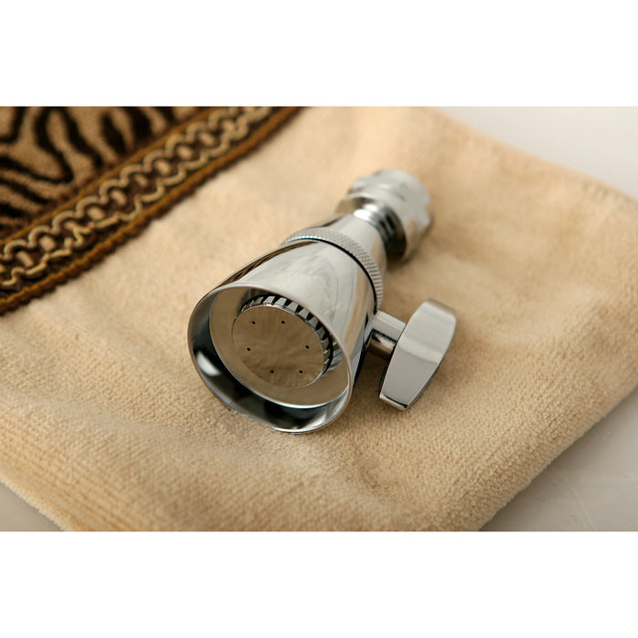 Kingston Tulare K131A1 - Made To Match 1-3/4 Inch Round Adjustable Jet Spray Brass Shower Head, Polished Chrome