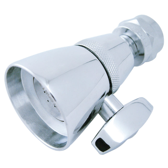 Kingston Tulare K131A1 - Made To Match 1-3/4 Inch Round Adjustable Jet Spray Brass Shower Head, Polished Chrome