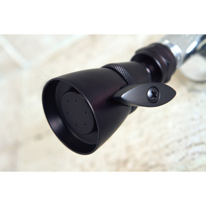 Kingston Tulare K131A5 - Made To Match 1-3/4 Inch Round Adjustable Jet Spray Brass Shower Head, Oil Rubbed Bronze