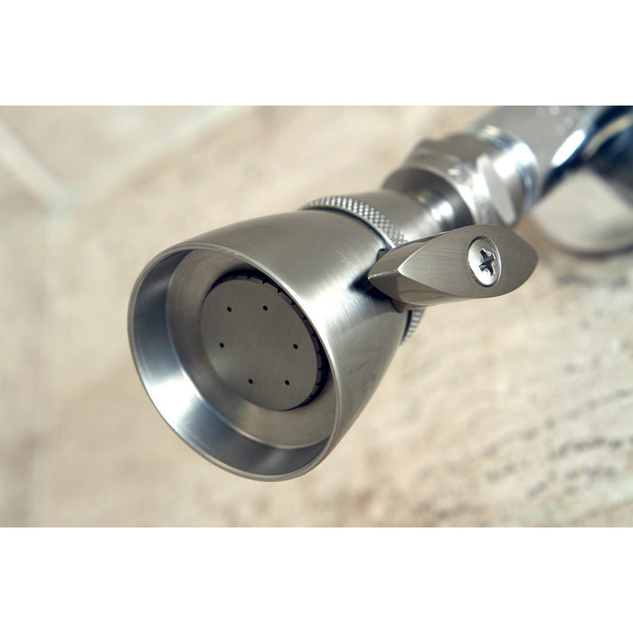 Kingston Tulare K131A8 - Made To Match 1-3/4 Inch Round Adjustable Jet Spray Brass Shower Head, Brushed Nickel