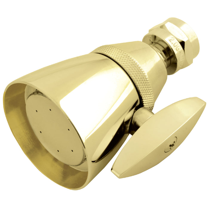Kingston Tulare K132A2 - Made To Match 2-1/4-Inch Round Adjustable Jet Spray Brass Shower Head, Polished Brass