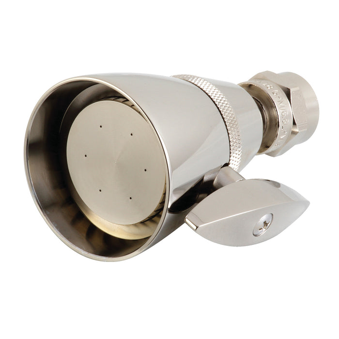 Kingston Tulare K132A6 - Made To Match 2-1/4-Inch Round Adjustable Jet Spray Brass Shower Head, Polished Nickel