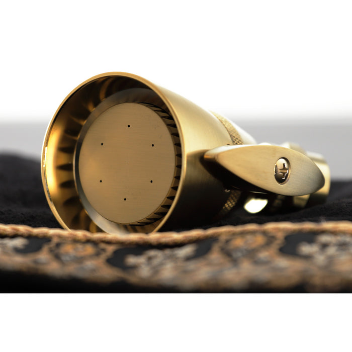 Kingston Tulare K132A7 - Made To Match 2-1/4-Inch Round Adjustable Jet Spray Brass Shower Head, Brushed Brass