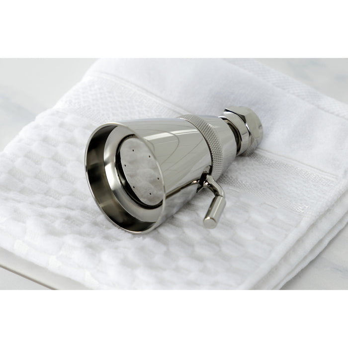 Kingston Tulare K133A6 - Made To Match 2-1/4 Inch Round Jet Spray Brass Shower Head, Polished Nickel