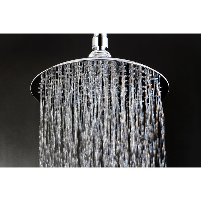Kingston Heirloom K135A1CK - Victorian 5-1/4-Inch Round Raindrop Brass Shower Head with 12-Inch Shower Arm, Polished Chrome