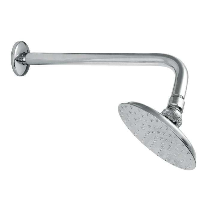 Victorian K135A1CK 5-1/4 Inch Brass Shower Head with 12-Inch Shower Arm, Polished Chrome