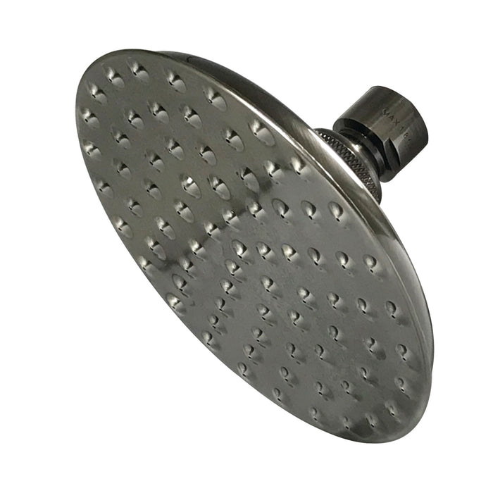 Kingston Heirloom K135A4 - Victorian 5-1/4-Inch Round Raindrop Brass Shower Head, Black Stainless