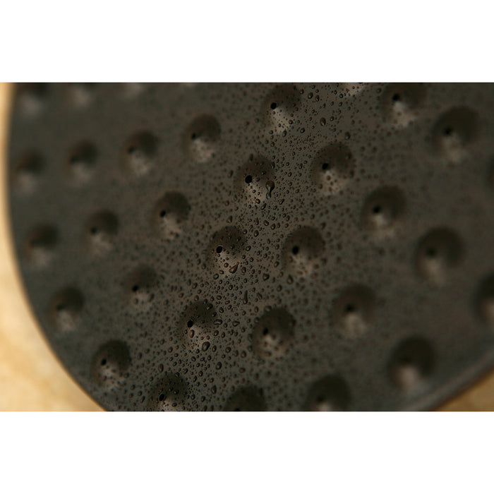 Kingston Heirloom K135A5 - Victorian 5-1/4-Inch Round Raindrop Brass Shower Head, Oil Rubbed Bronze