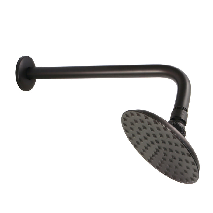 Victorian K135A5CK 5-1/4 Inch Brass Shower Head with 12-Inch Shower Arm, Oil Rubbed Bronze