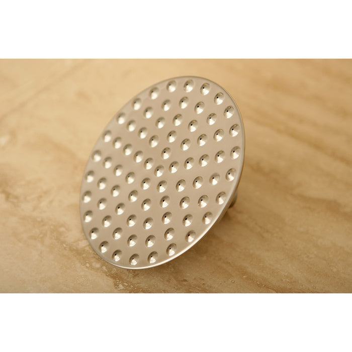 Kingston Heirloom K135A8 - Victorian 5-1/4-Inch Round Raindrop Brass Shower Head, Brushed Nickel