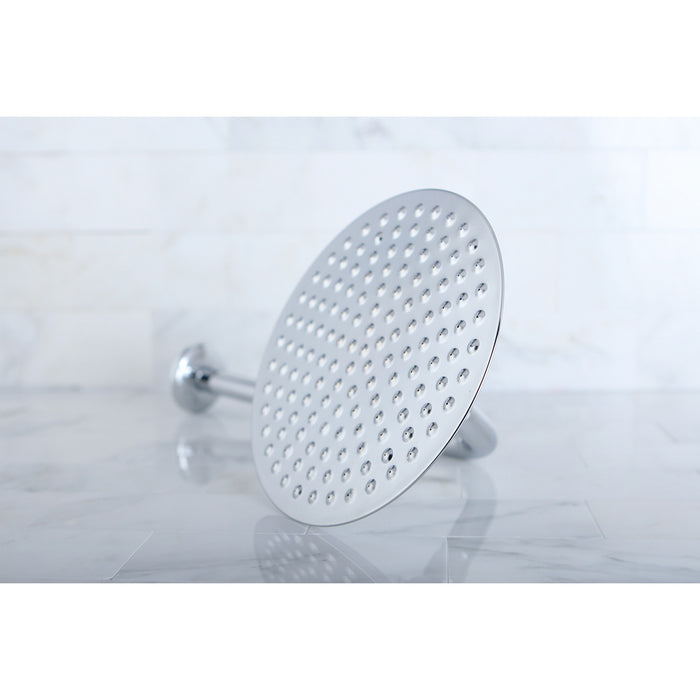 Kingston Heirloom K136A1CK - Victorian 7-3/4 Inch Round Raindrop Brass Shower Head with 12-Inch Shower Arm, Polished Chrome