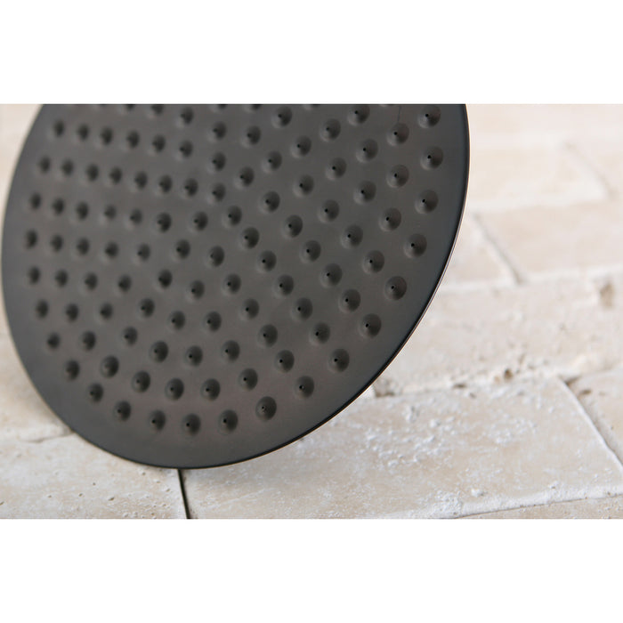 Kingston Heirloom K136A5 - Victorian 7-3/4 Inch Round Raindrop Brass Shower Head, Oil Rubbed Bronze