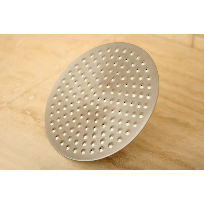 Kingston Heirloom K136A8 - Victorian 7-3/4 Inch Round Raindrop Brass Shower Head, Brushed Nickel
