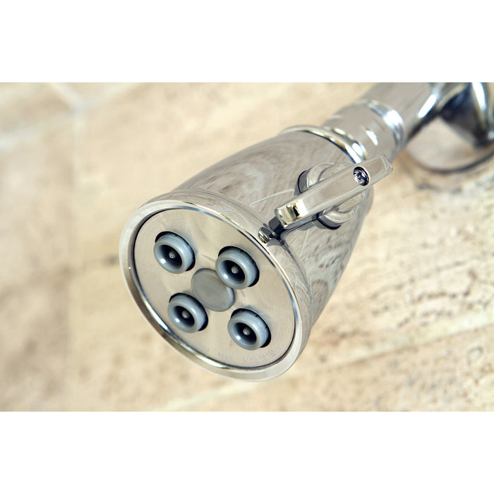 Kingston Heirloom K137A1 - Victorian 2-5/16-Inch Round Adjustable Jet Spray Brass Shower Head, Polished Chrome