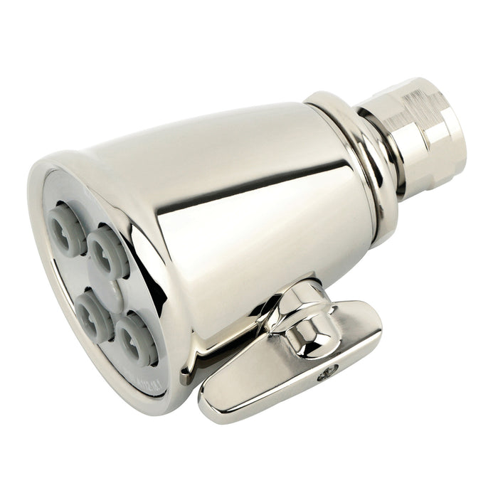 Kingston Heirloom K137A6 - Victorian 2-5/16-Inch Round Adjustable Jet Spray Brass Shower Head, Polished Nickel