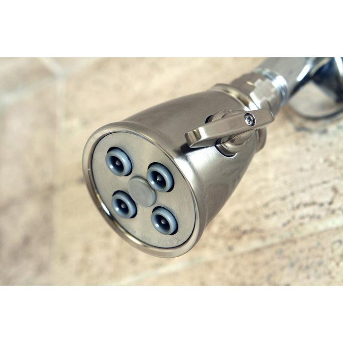 Kingston Heirloom K137A8 - Victorian 2-5/16-Inch Round Adjustable Jet Spray Brass Shower Head, Brushed Nickel