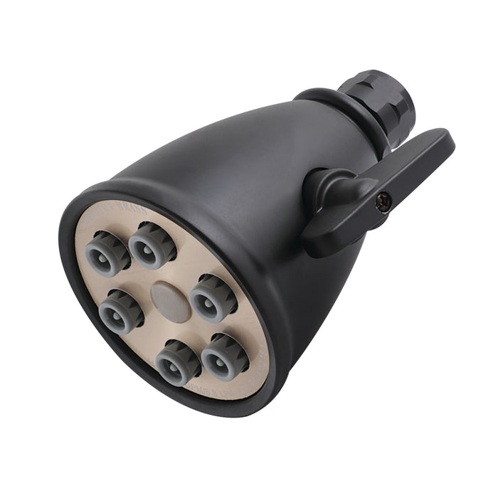 Kingston Heirloom K138A0MB - Victorian 2-15/16-Inch Round Adjustable Jet Spray Brass Shower Head, Matte Black