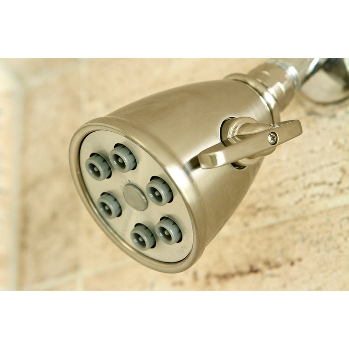 Kingston Heirloom K138A8 - Victorian 2-15/16-Inch Round Adjustable Jet Spray Brass Shower Head, Brushed Nickel