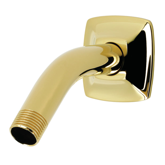 Kingston Gehry K150AK12 Shower Arm with Square Flange, Polished Brass