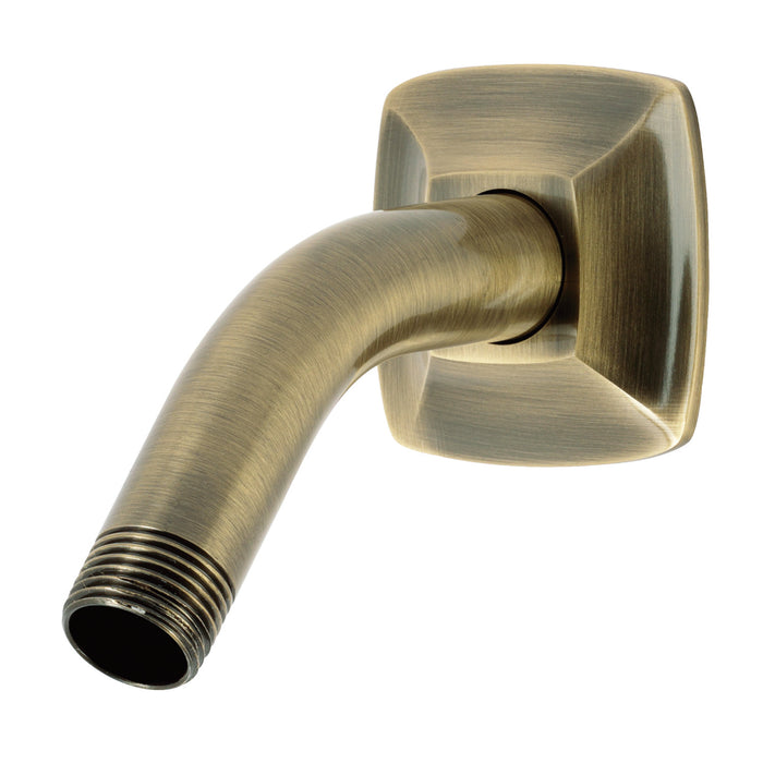 Kingston Gehry K150AK13 Shower Arm with Square Flange, Antique Brass