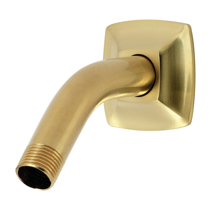 Kingston Gehry K150AK17 Shower Arm with Square Flange, Brushed Brass