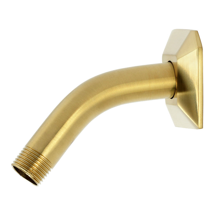 Kingston Trapeze K150AK27 Shower Arm with Hexagon Flange, Brushed Brass